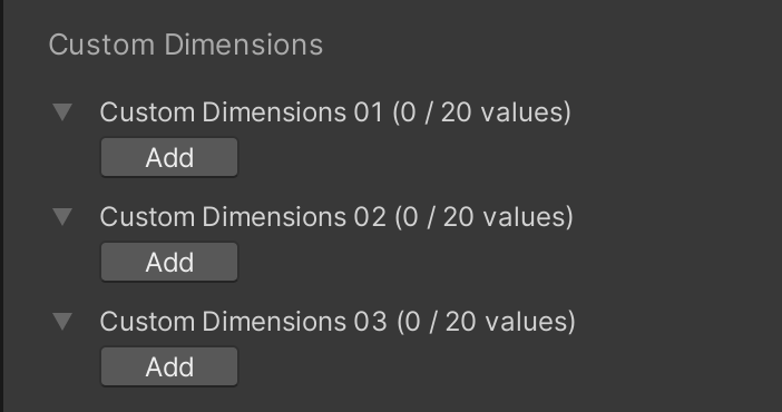 Unity Select Settings